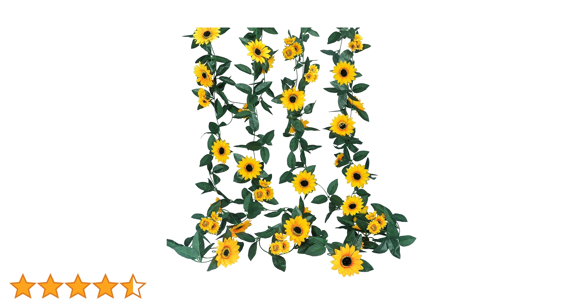 Amazon｜WXBOOM 造花 ひまわり つる ひまわり ガーランド シルク